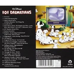 101 Dalmatians Soundtrack (Various Artists, George Bruns) - CD Back cover