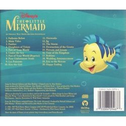 The Little Mermaid Soundtrack (Various Artists, Alan Menken) - CD Back cover