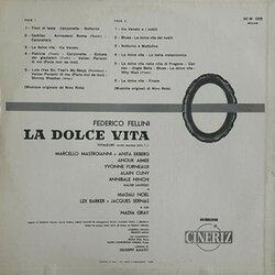 La Dolce Vita Soundtrack (Nino Rota) - cd-inlay