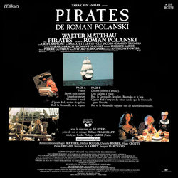 Pirates Soundtrack (Philippe Sarde) - CD Back cover