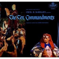 The Ten Commandments Soundtrack (Elmer Bernstein) - CD cover