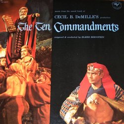 The Ten Commandments Soundtrack (Elmer Bernstein) - CD cover