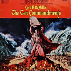 The Ten Commandments Soundtrack (Elmer Bernstein) - CD cover