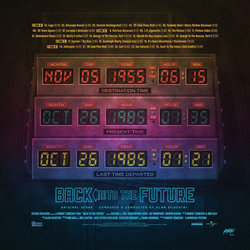 Back to the Future Soundtrack (Alan Silvestri) - CD Back cover