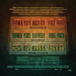 Back to the Future Soundtrack (Alan Silvestri) - CD Back cover