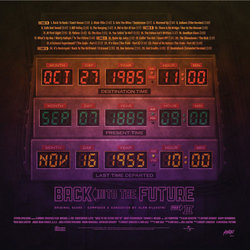 Back to the Future Soundtrack (Alan Silvestri) - CD Back cover