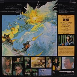 On Her Majesty's Secret Service Soundtrack (John Barry) - CD Back cover