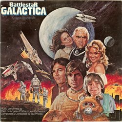 Battlestar Galactica Soundtrack (Stu Phillips) - CD cover