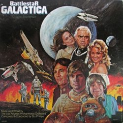 Battlestar Galactica Soundtrack (Stu Phillips) - CD cover