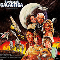 Battlestar Galactica Soundtrack (Stu Phillips) - CD cover