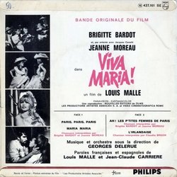 Viva Maria! Soundtrack (Georges Delerue) - CD Back cover