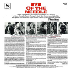 Eye of the Needle Soundtrack (Mikls Rzsa) - CD Back cover