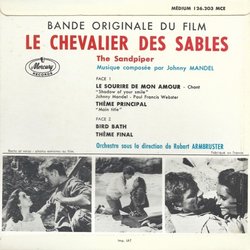 Le Chevalier des Sables Soundtrack (Johnny Mandel) - CD Back cover