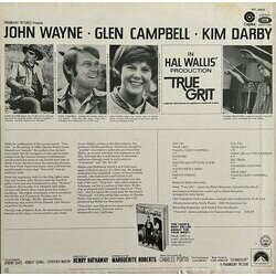 True Grit Soundtrack (Elmer Bernstein) - CD Back cover