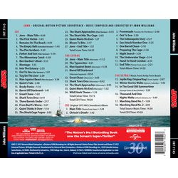 Jaws Soundtrack (John Williams) - CD Back cover