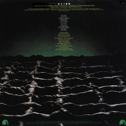 Alien Soundtrack (Jerry Goldsmith) - CD Back cover