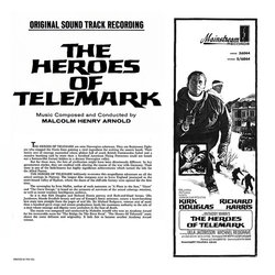 The Heroes of Telemark Soundtrack (Malcolm Arnold) - CD Back cover