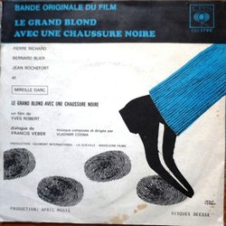 Le Grand blond avec une chaussure noire Soundtrack (Vladimir Cosma) - CD Back cover