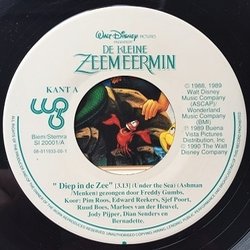 De Kleine Zeemeermin Soundtrack (Alan Menken) - cd-inlay