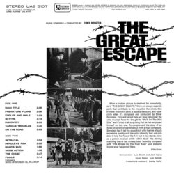 The Great Escape Soundtrack (Elmer Bernstein) - CD Back cover