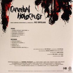 Cannibal Holocaust Soundtrack (Riz Ortolani) - CD Back cover