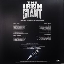 The Iron Giant Soundtrack (Michael Kamen) - CD Back cover