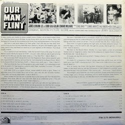 Our Man Flint Soundtrack (Jerry Goldsmith) - CD Back cover