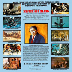 Mysterious Island Soundtrack (Bernard Herrmann) - CD Back cover