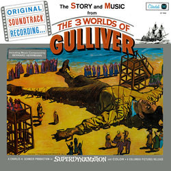 The 3 Worlds of Gulliver Soundtrack (Bernard Herrmann) - CD cover