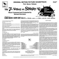 The 7th Voyage of Sinbad Soundtrack (Bernard Herrmann) - CD Back cover