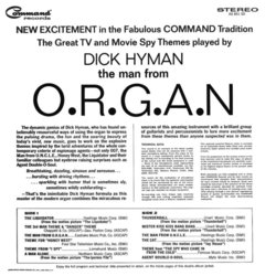 The Man From O.R.G.A.N. Soundtrack (Various Artists, Dick Hyman) - CD Back cover