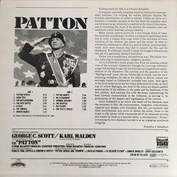 Patton Soundtrack (Jerry Goldsmith) - CD Back cover