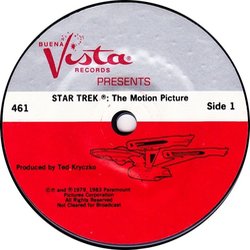 Star Trek Soundtrack (Jerry Goldsmith, Chuck Riley) - cd-inlay