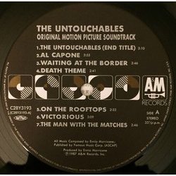 The Untouchables Soundtrack (Ennio Morricone) - cd-inlay