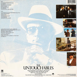 The Untouchables Soundtrack (Ennio Morricone) - CD Back cover