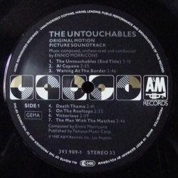 The Untouchables Soundtrack (Ennio Morricone) - cd-inlay