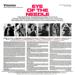 Eye of the Needle Soundtrack (Mikls Rzsa) - CD Back cover