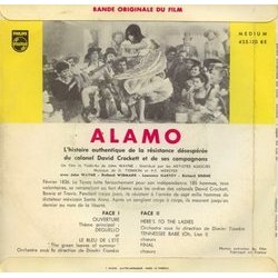 Alamo Soundtrack (Dimitri Tiomkin) - CD Back cover