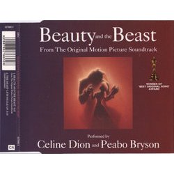 Beauty and the Beast Soundtrack (Peabo Bryson, Cline Dion, Alan Menken) - cd-inlay