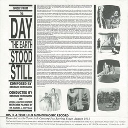 The Day the Earth Stood Still Soundtrack (Bernard Herrmann) - CD Back cover