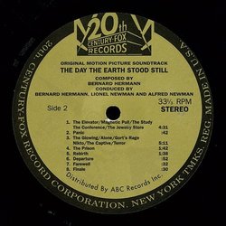 The Day the Earth Stood Still Soundtrack (Bernard Herrmann) - cd-inlay