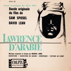 Lawrence d'Arabie Soundtrack (Maurice Jarre) - CD cover