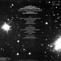 Return of the Jedi Soundtrack (Charles Gerhardt, John Williams) - CD Back cover