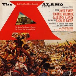 The Alamo Soundtrack (Dimitri Tiomkin) - CD cover