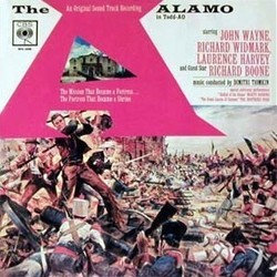 The Alamo Soundtrack (Dimitri Tiomkin) - CD cover