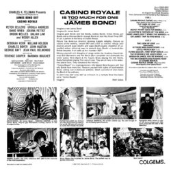 Casino Royale Soundtrack (Burt Bacharach) - CD Back cover