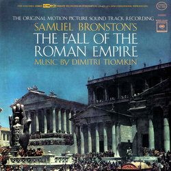 The Fall of the Roman Empire Soundtrack (Dimitri Tiomkin) - CD Back cover