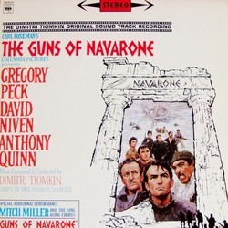 The Guns of Navarone Soundtrack (Dimitri Tiomkin) - CD cover