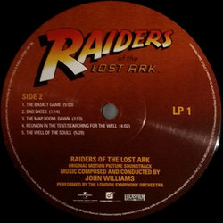 Raiders Of The Lost Ark Soundtrack (John Williams) - cd-inlay