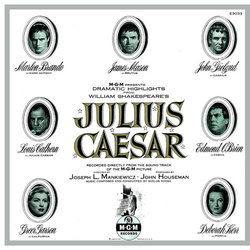 Julius Caesar Soundtrack (Various Artists, Mikls Rzsa) - CD cover